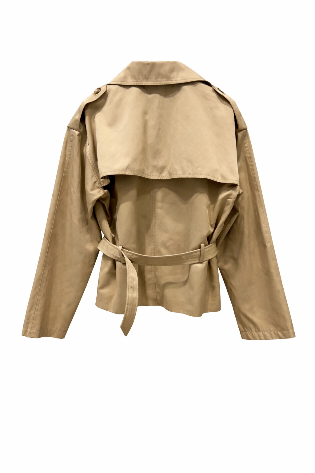 Veste trench ceinturée – Beige