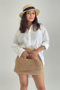 Chemise blanche oversize