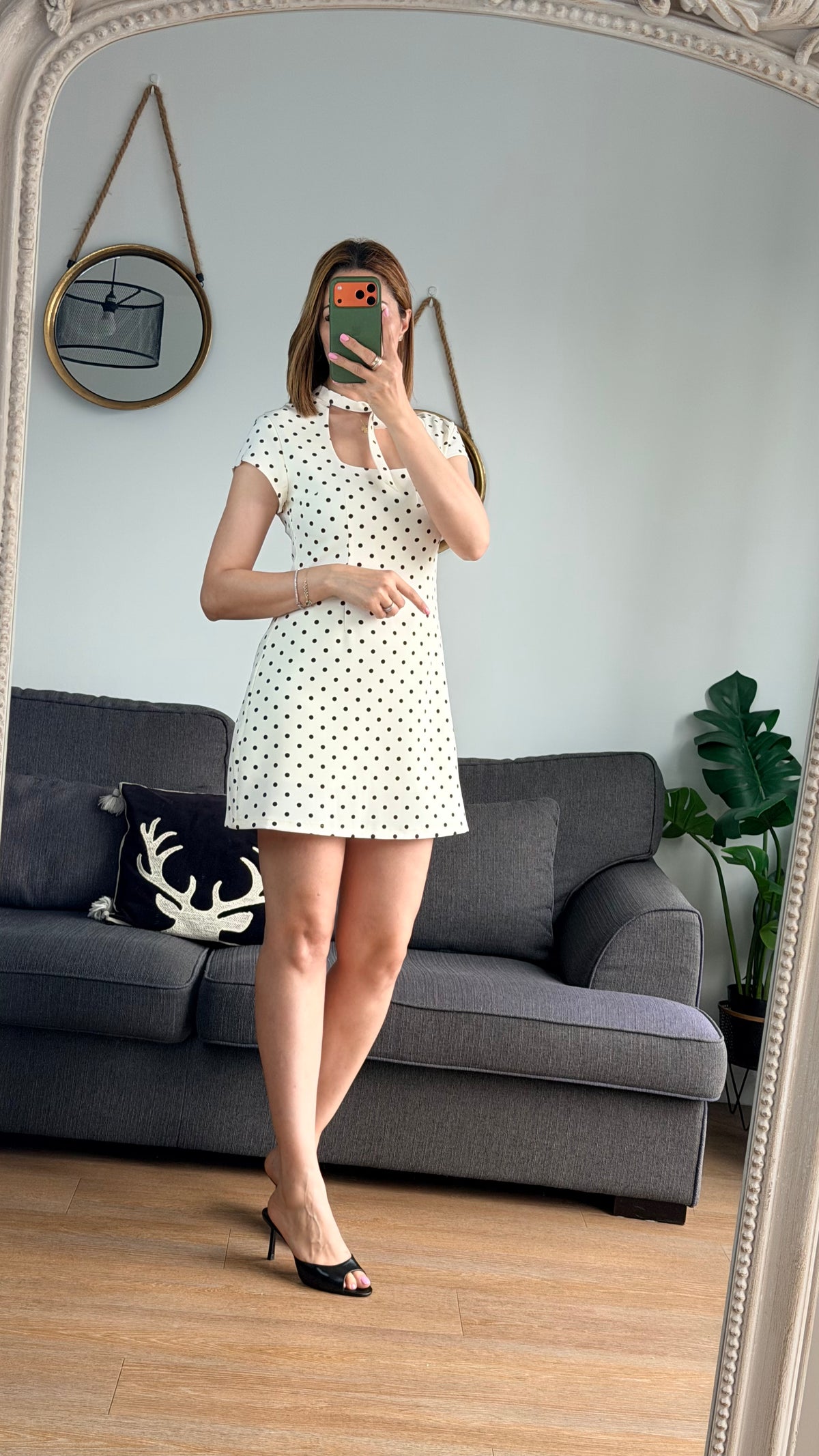 Robe Courte Pois